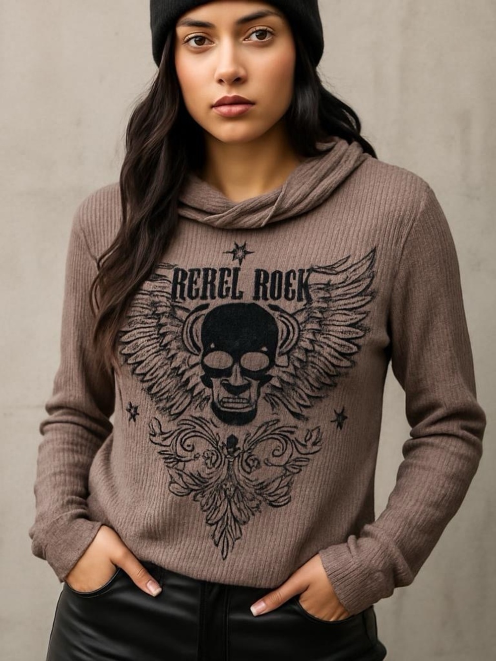 Vocal Rebel Rock Hoodie Streetwear Size L - Picture 1 of 8